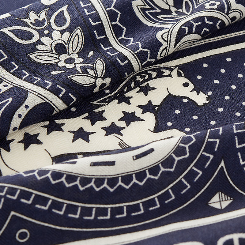 Cheval de Coeur Bandana shawl 140 | Hermès Hong Kong SAR